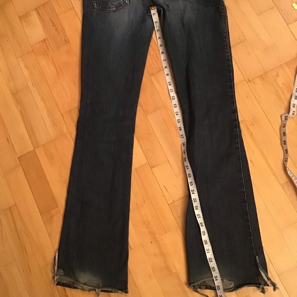 Silver Alex Jean Distressed Size 29/35 - Picture 7 of 8